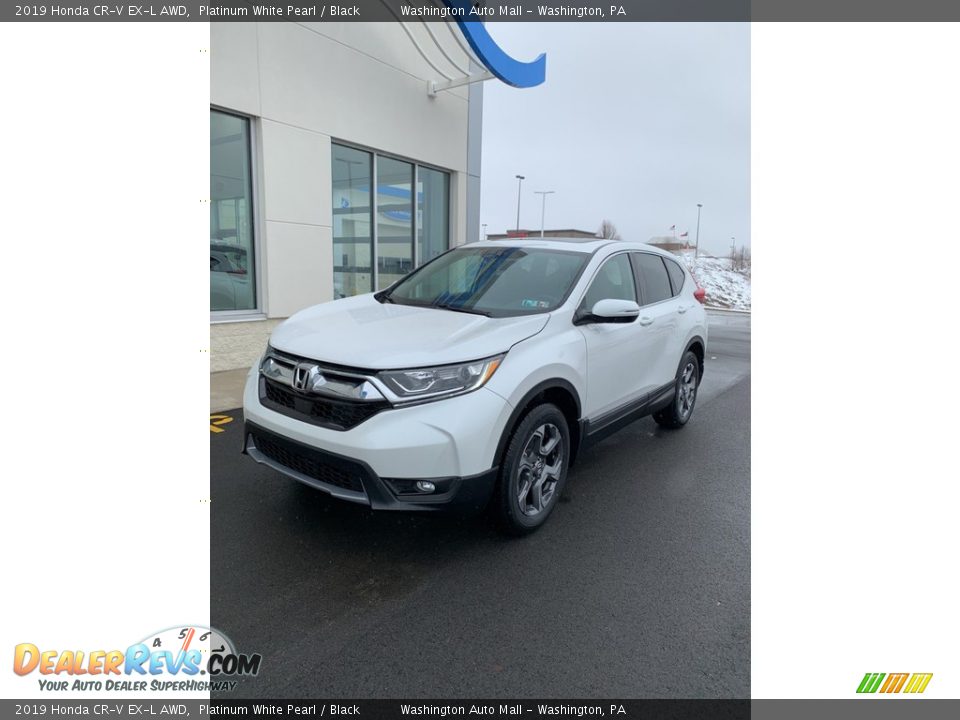 2019 Honda CR-V EX-L AWD Platinum White Pearl / Black Photo #2