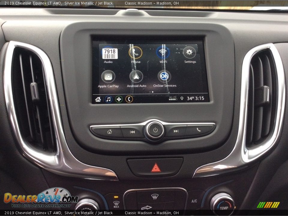 2019 Chevrolet Equinox LT AWD Silver Ice Metallic / Jet Black Photo #14