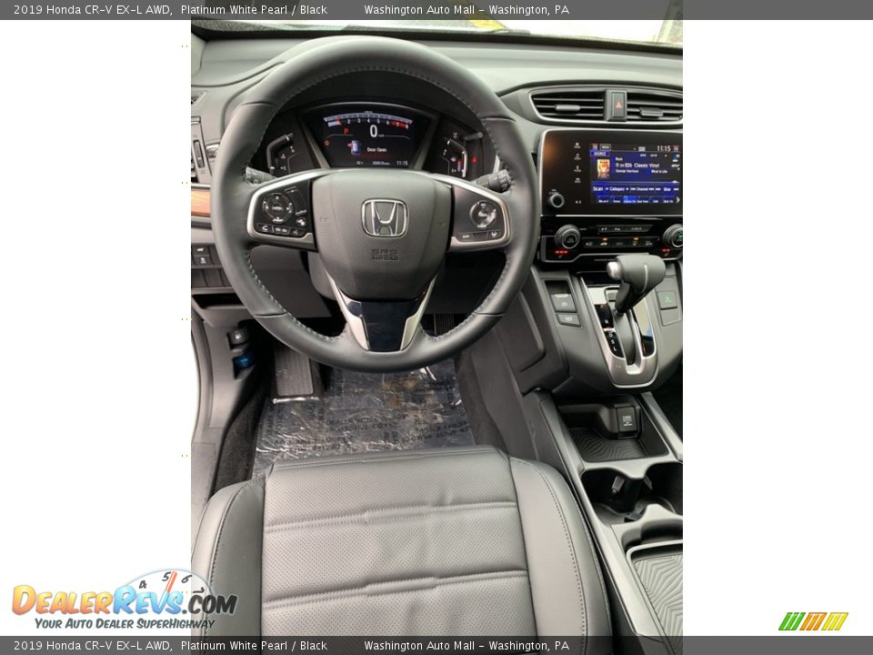 2019 Honda CR-V EX-L AWD Platinum White Pearl / Black Photo #11