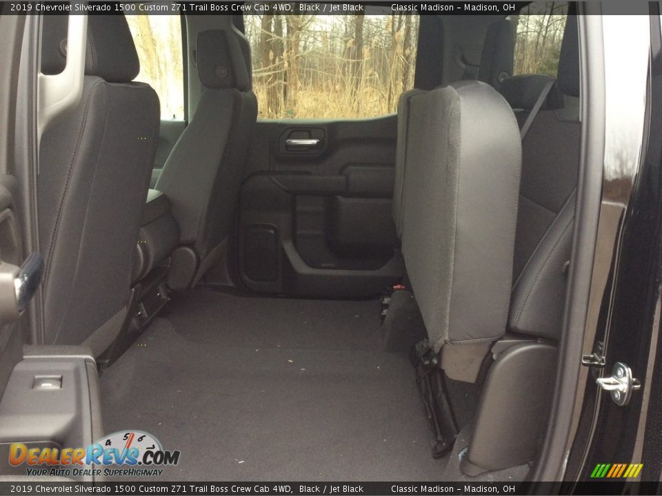 Rear Seat of 2019 Chevrolet Silverado 1500 Custom Z71 Trail Boss Crew Cab 4WD Photo #22