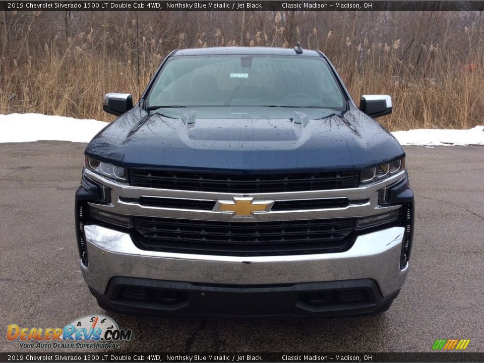 2019 Chevrolet Silverado 1500 LT Double Cab 4WD Northsky Blue Metallic / Jet Black Photo #2