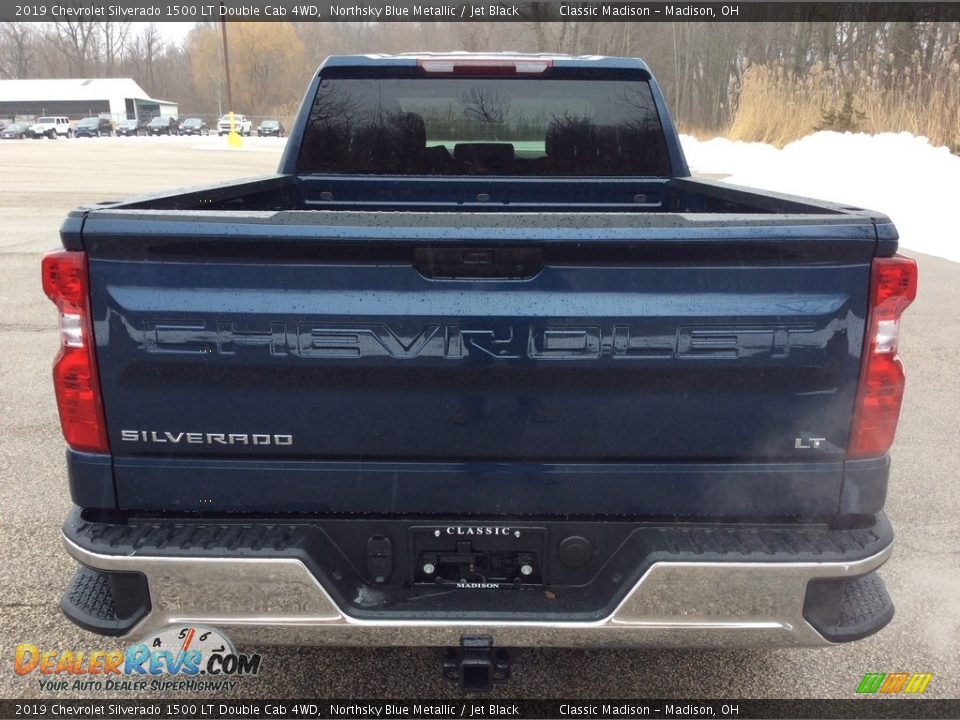2019 Chevrolet Silverado 1500 LT Double Cab 4WD Northsky Blue Metallic / Jet Black Photo #5