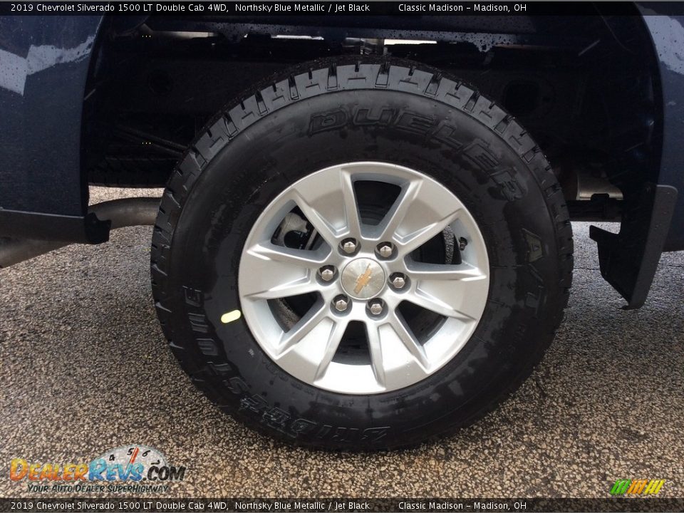 2019 Chevrolet Silverado 1500 LT Double Cab 4WD Northsky Blue Metallic / Jet Black Photo #7