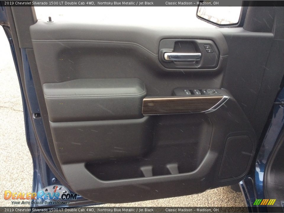 2019 Chevrolet Silverado 1500 LT Double Cab 4WD Northsky Blue Metallic / Jet Black Photo #8