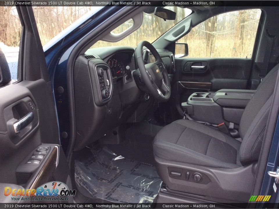 2019 Chevrolet Silverado 1500 LT Double Cab 4WD Northsky Blue Metallic / Jet Black Photo #9