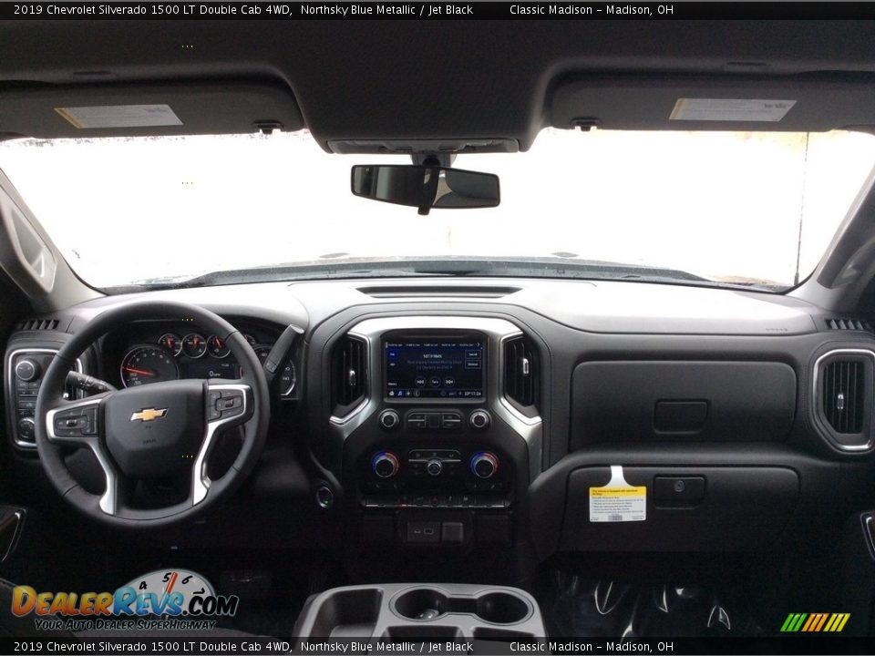 2019 Chevrolet Silverado 1500 LT Double Cab 4WD Northsky Blue Metallic / Jet Black Photo #11