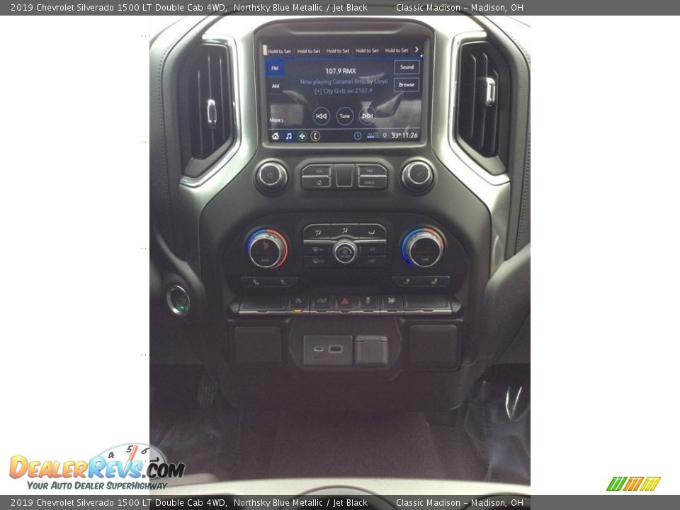 2019 Chevrolet Silverado 1500 LT Double Cab 4WD Northsky Blue Metallic / Jet Black Photo #13