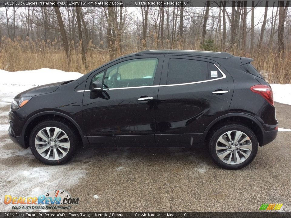 2019 Buick Encore Preferred AWD Ebony Twilight Metallic / Ebony Photo #3