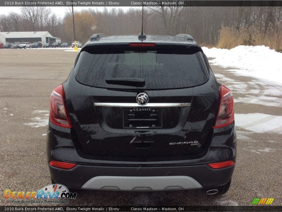 2019 Buick Encore Preferred AWD Ebony Twilight Metallic / Ebony Photo #5