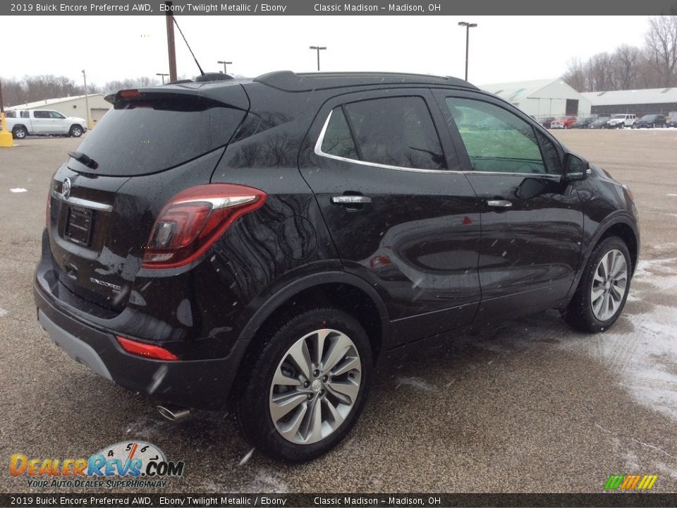 2019 Buick Encore Preferred AWD Ebony Twilight Metallic / Ebony Photo #6