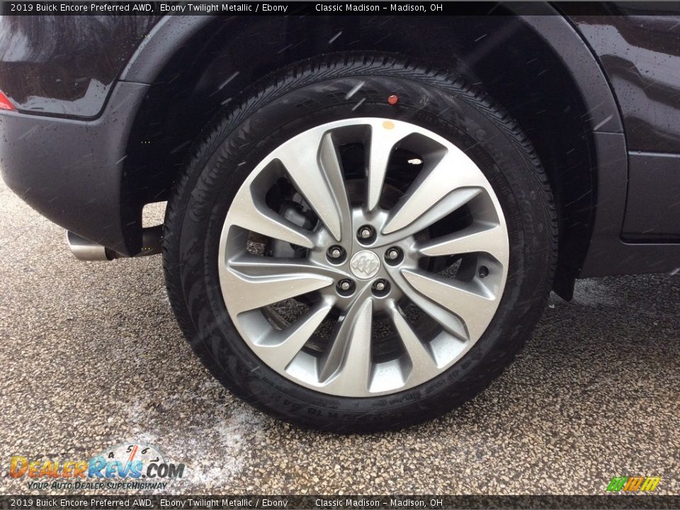 2019 Buick Encore Preferred AWD Ebony Twilight Metallic / Ebony Photo #7