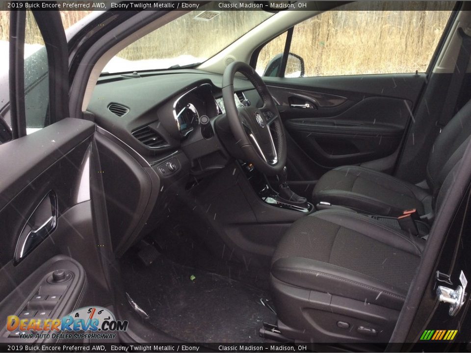 2019 Buick Encore Preferred AWD Ebony Twilight Metallic / Ebony Photo #9