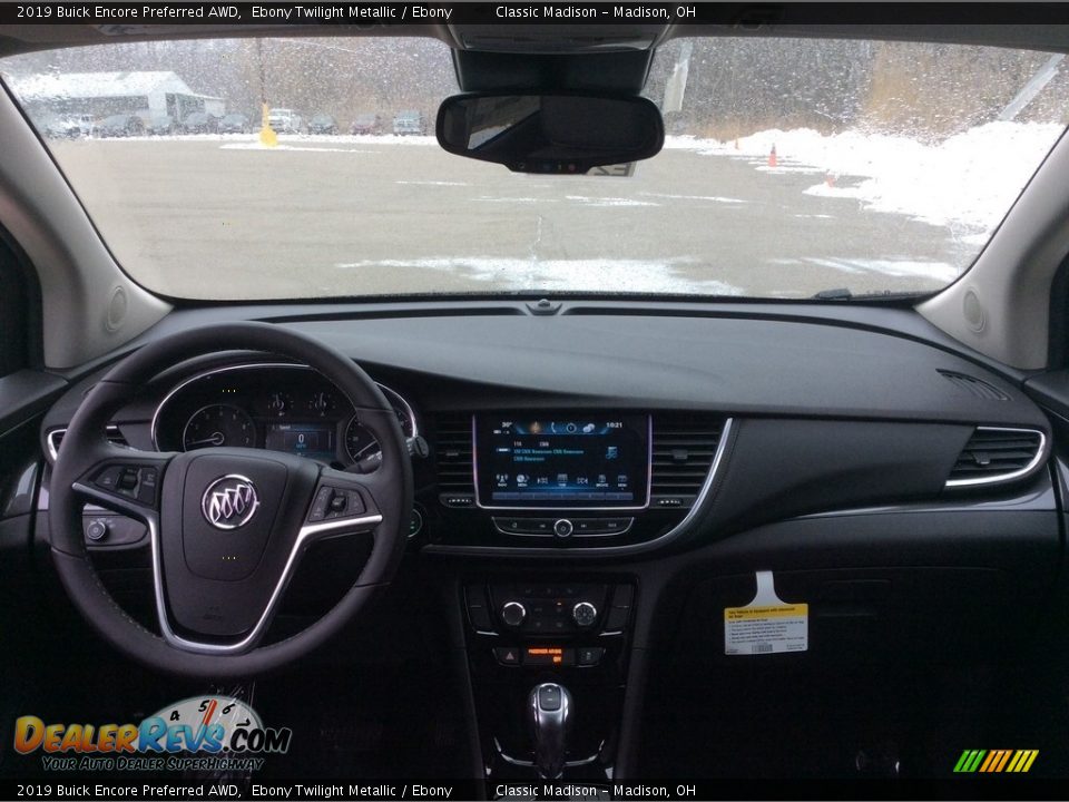 2019 Buick Encore Preferred AWD Ebony Twilight Metallic / Ebony Photo #11