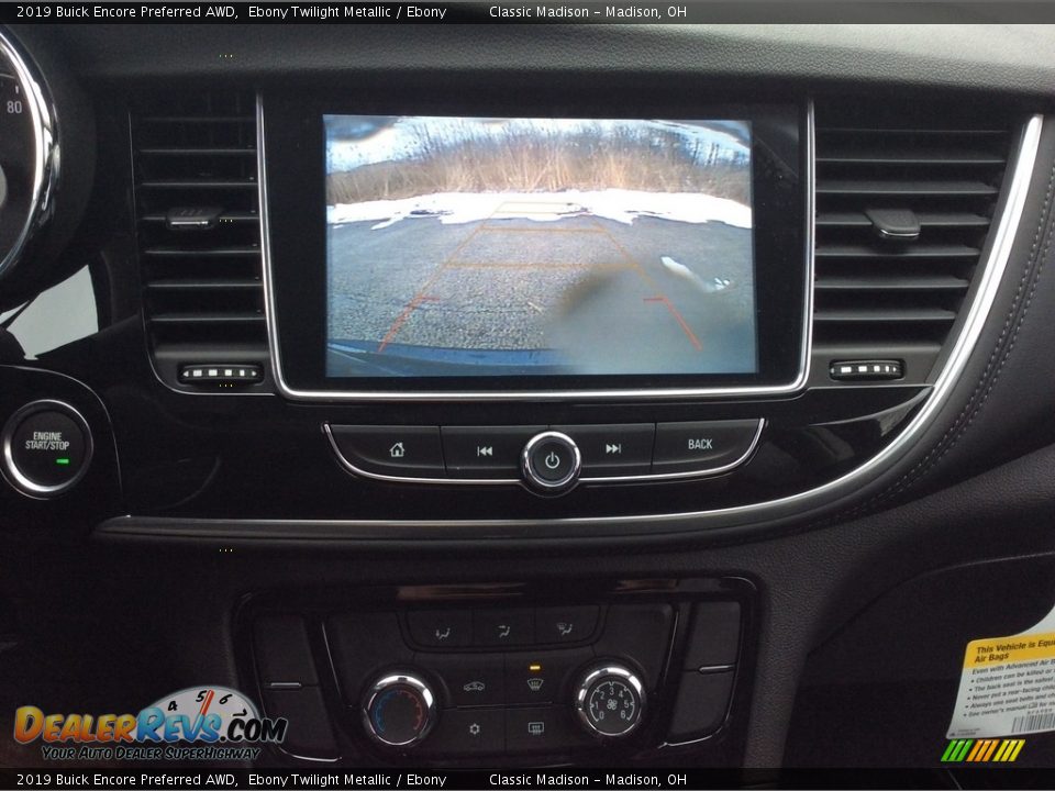 2019 Buick Encore Preferred AWD Ebony Twilight Metallic / Ebony Photo #14