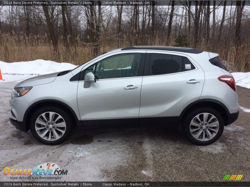 2019 Buick Encore Preferred Quicksilver Metallic / Ebony Photo #3