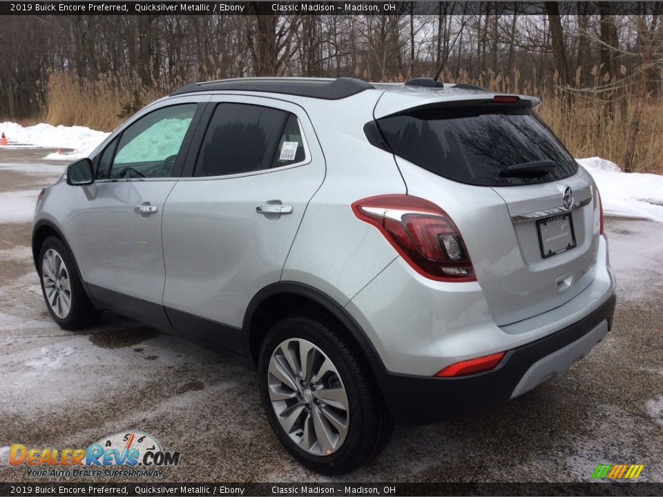 2019 Buick Encore Preferred Quicksilver Metallic / Ebony Photo #4