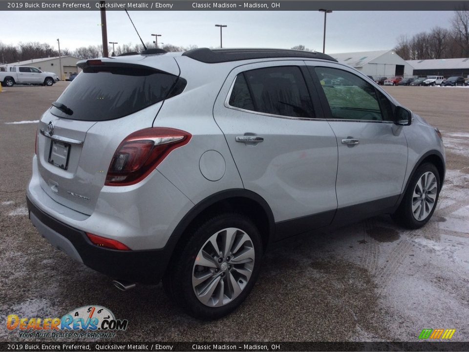 2019 Buick Encore Preferred Quicksilver Metallic / Ebony Photo #6