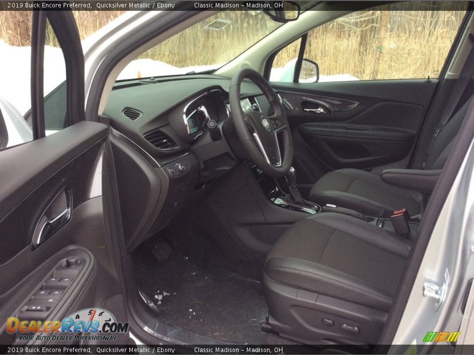 2019 Buick Encore Preferred Quicksilver Metallic / Ebony Photo #9