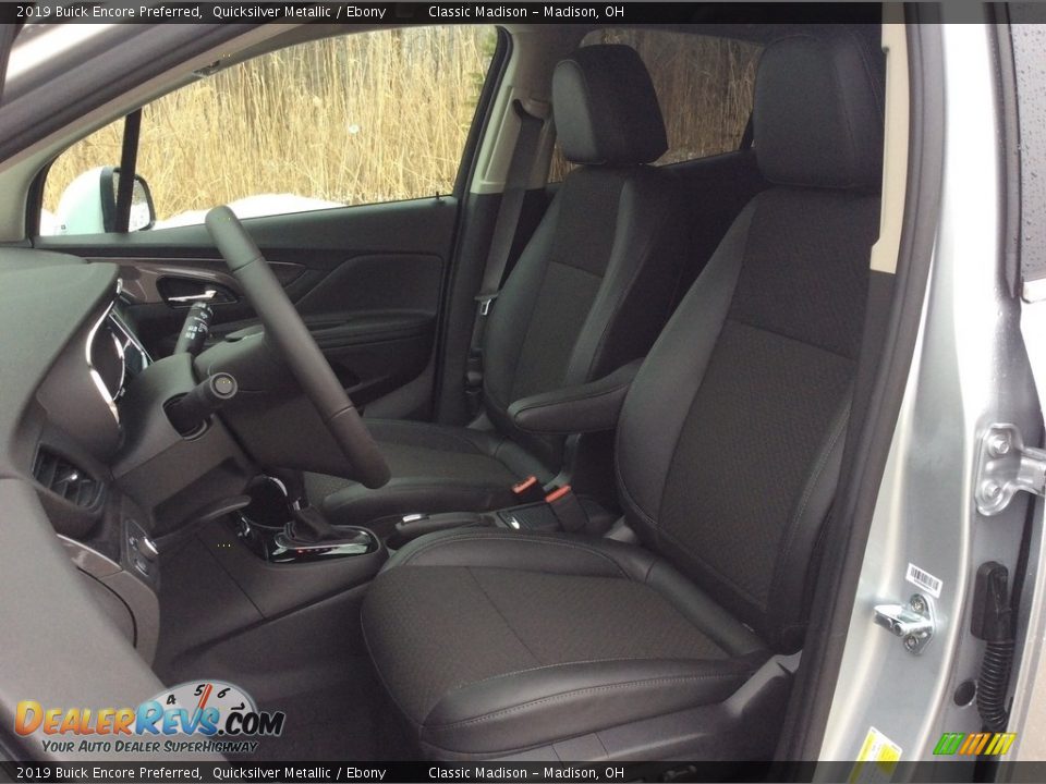 2019 Buick Encore Preferred Quicksilver Metallic / Ebony Photo #10