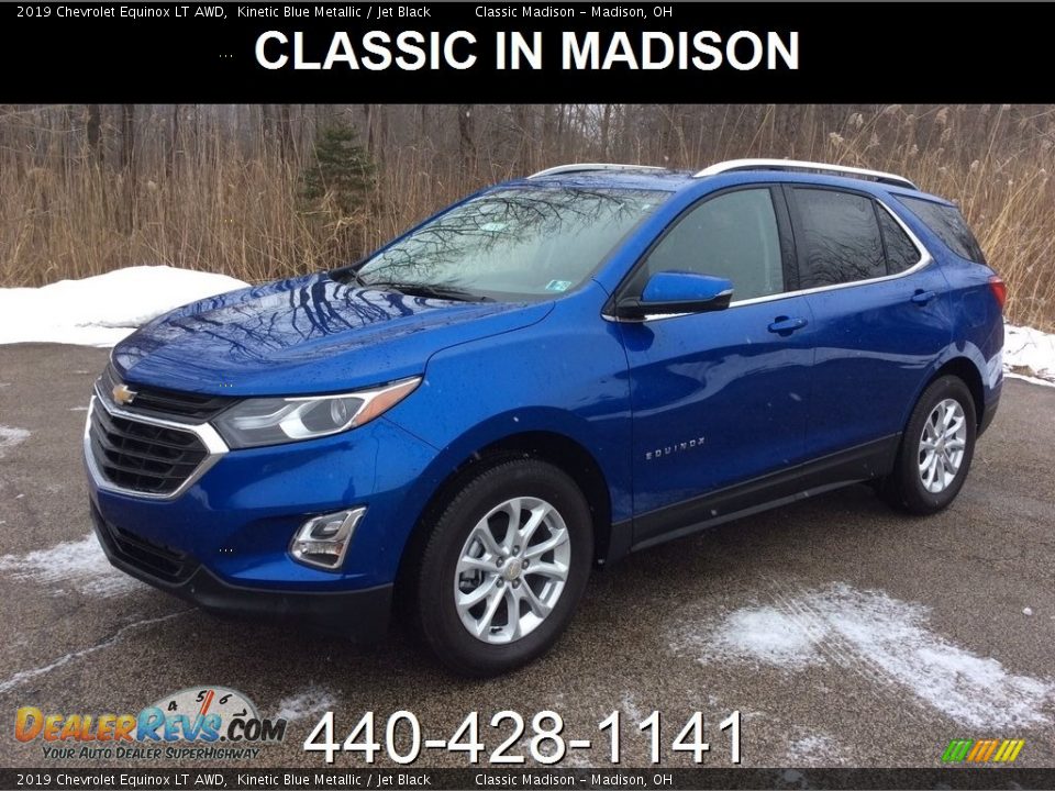 2019 Chevrolet Equinox LT AWD Kinetic Blue Metallic / Jet Black Photo #1