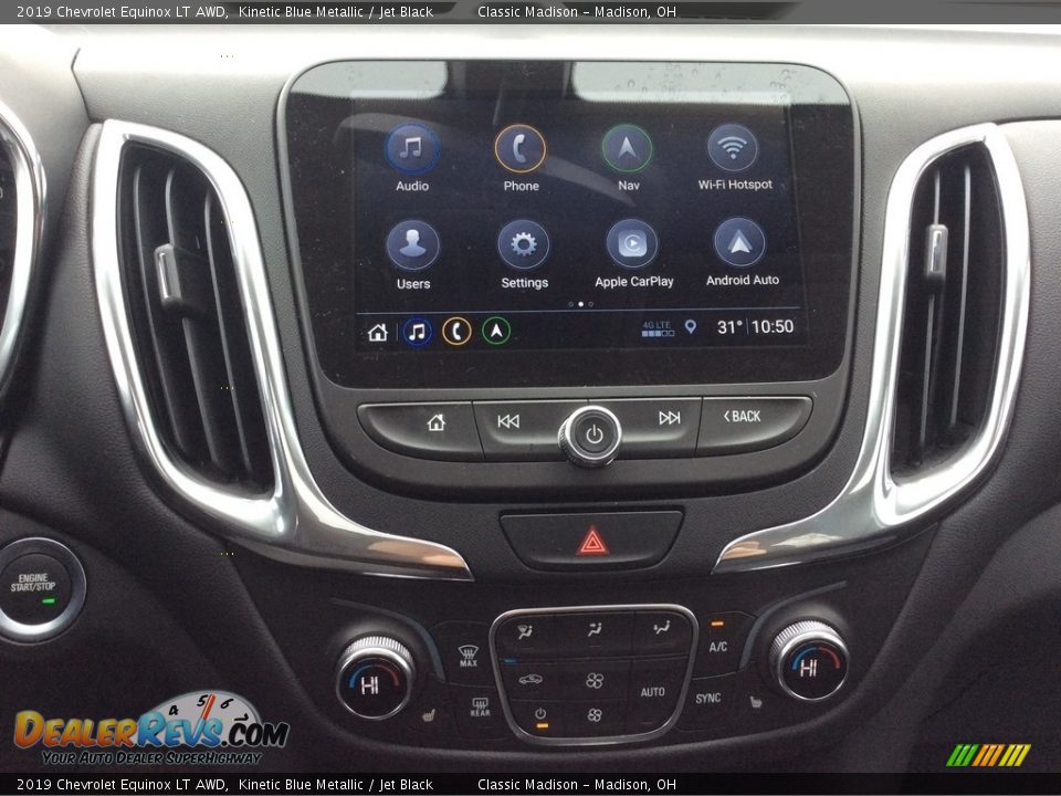 2019 Chevrolet Equinox LT AWD Kinetic Blue Metallic / Jet Black Photo #14