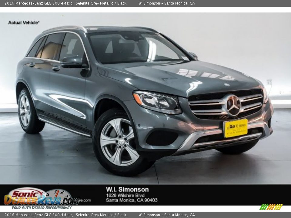 2016 Mercedes-Benz GLC 300 4Matic Selenite Grey Metallic / Black Photo #1