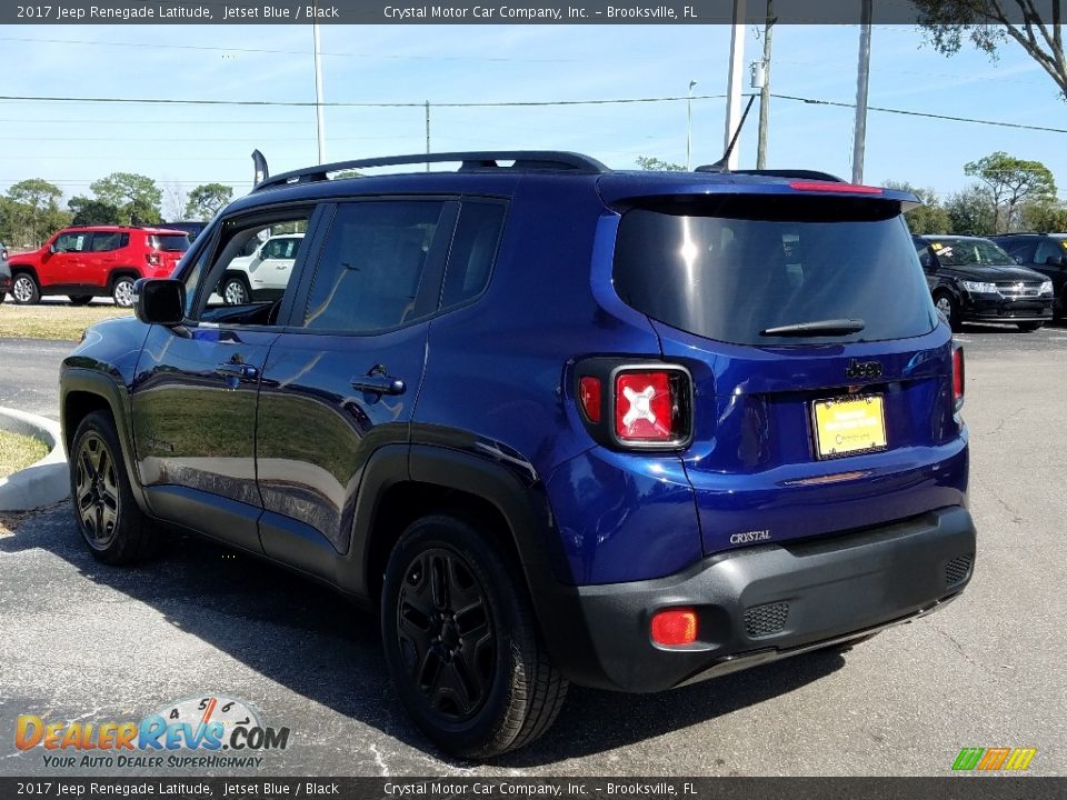 2017 Jeep Renegade Latitude Jetset Blue / Black Photo #3