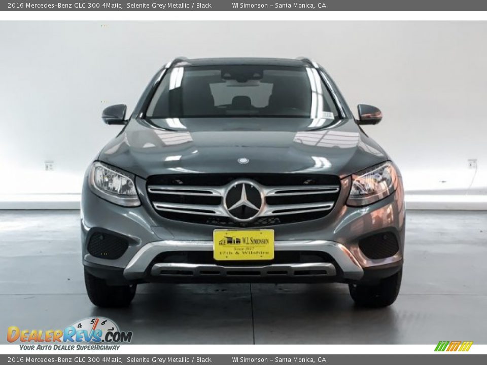 2016 Mercedes-Benz GLC 300 4Matic Selenite Grey Metallic / Black Photo #2
