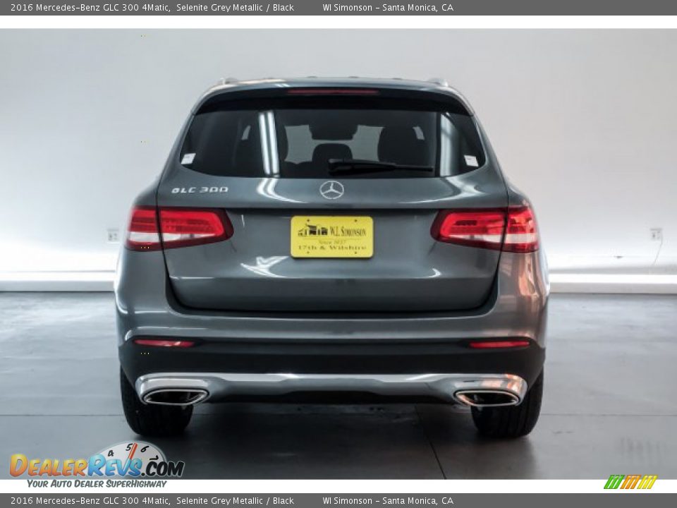 2016 Mercedes-Benz GLC 300 4Matic Selenite Grey Metallic / Black Photo #3