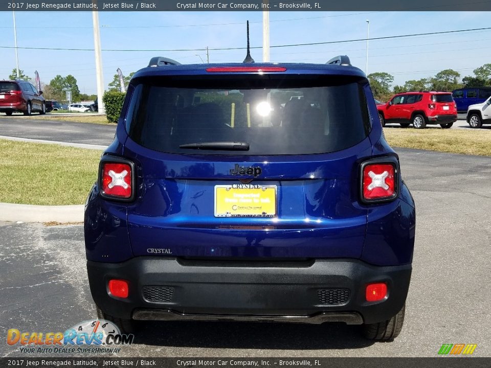 2017 Jeep Renegade Latitude Jetset Blue / Black Photo #4
