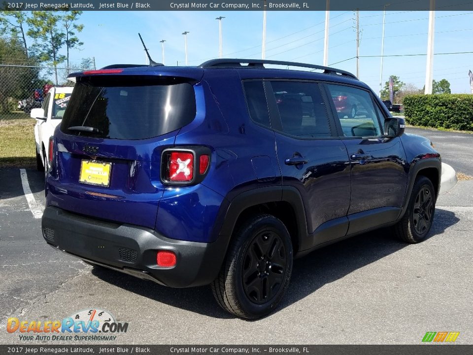 2017 Jeep Renegade Latitude Jetset Blue / Black Photo #5