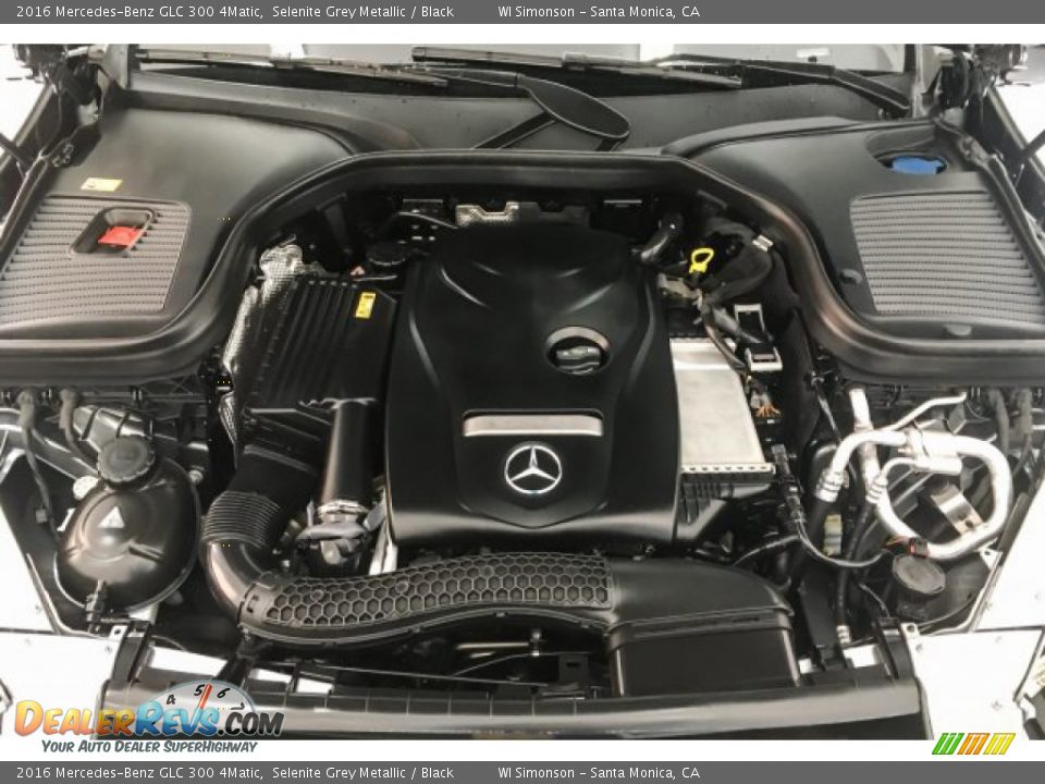 2016 Mercedes-Benz GLC 300 4Matic Selenite Grey Metallic / Black Photo #9