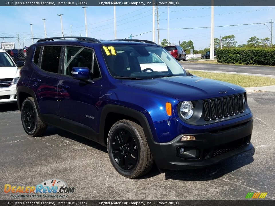 2017 Jeep Renegade Latitude Jetset Blue / Black Photo #7