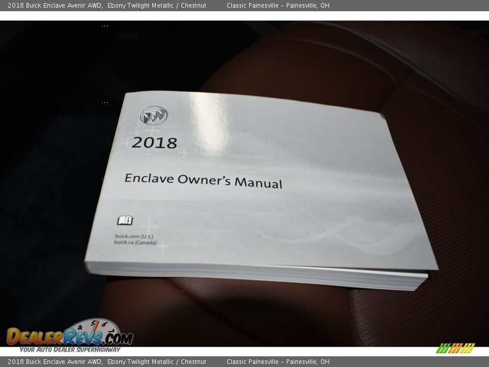 2018 Buick Enclave Avenir AWD Ebony Twilight Metallic / Chestnut Photo #18