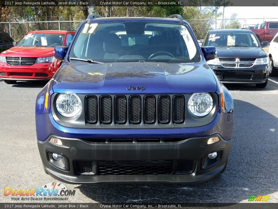 2017 Jeep Renegade Latitude Jetset Blue / Black Photo #8