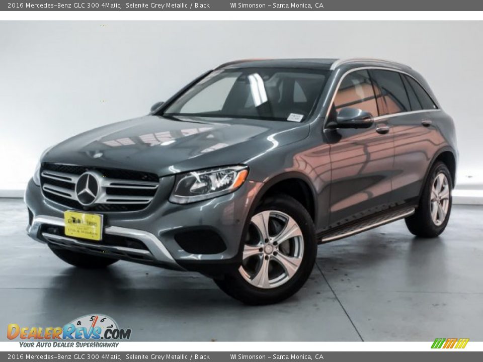 2016 Mercedes-Benz GLC 300 4Matic Selenite Grey Metallic / Black Photo #12