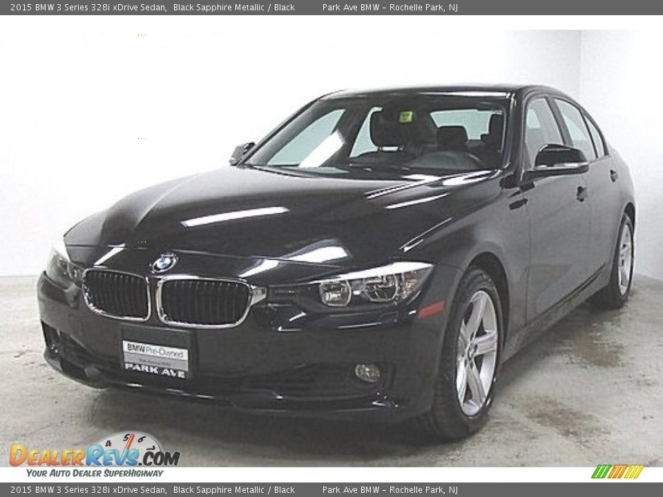 2015 BMW 3 Series 328i xDrive Sedan Black Sapphire Metallic / Black Photo #1