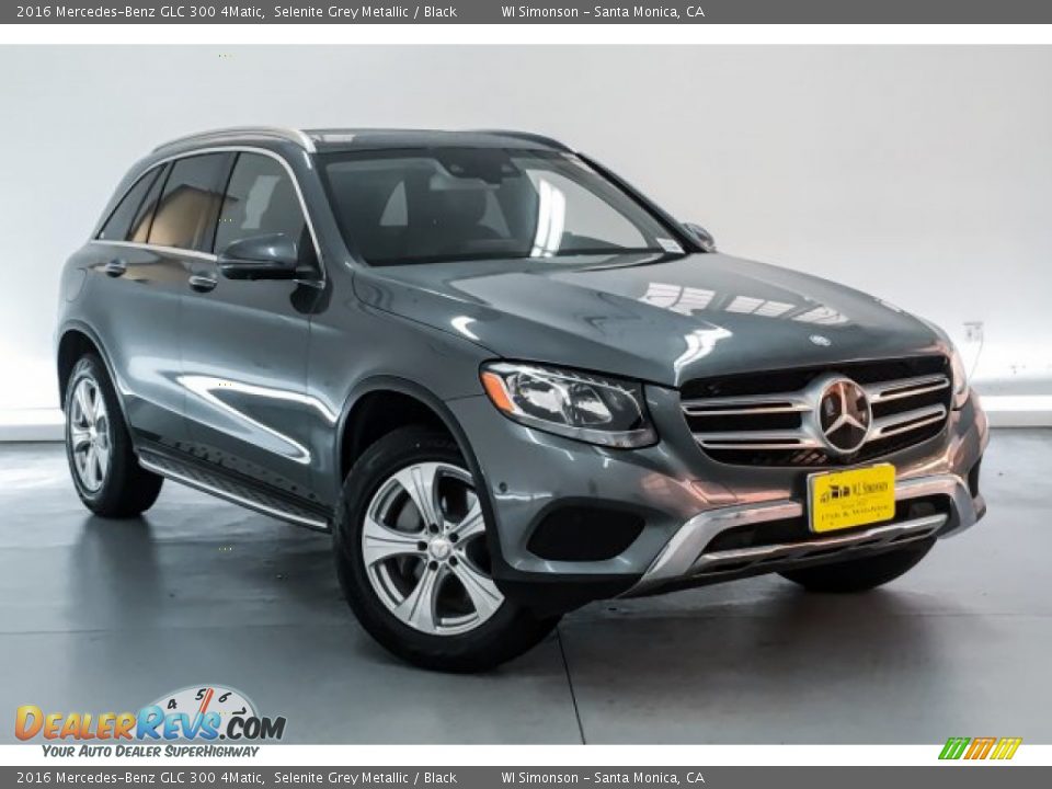 2016 Mercedes-Benz GLC 300 4Matic Selenite Grey Metallic / Black Photo #14