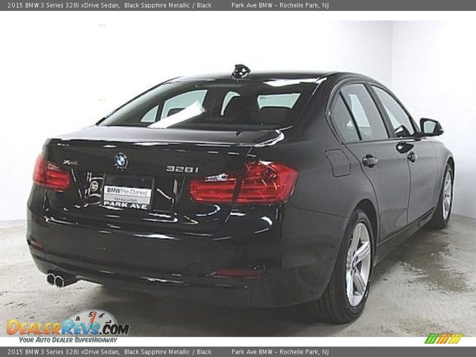 2015 BMW 3 Series 328i xDrive Sedan Black Sapphire Metallic / Black Photo #4