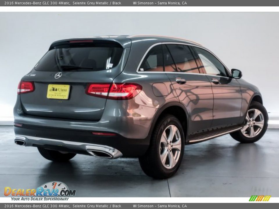 2016 Mercedes-Benz GLC 300 4Matic Selenite Grey Metallic / Black Photo #16