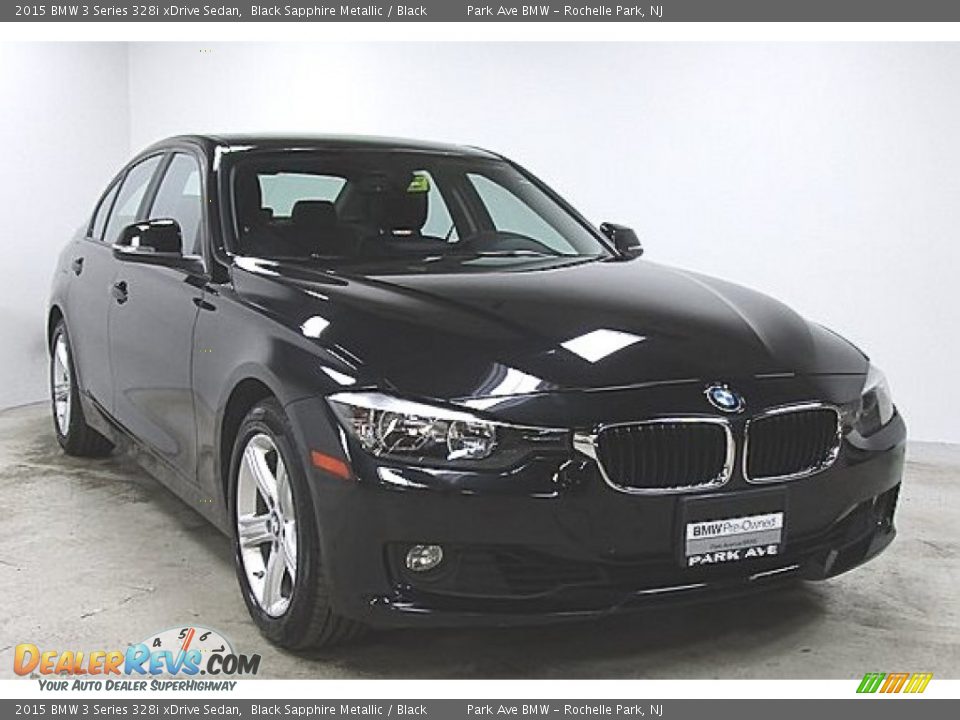 2015 BMW 3 Series 328i xDrive Sedan Black Sapphire Metallic / Black Photo #5
