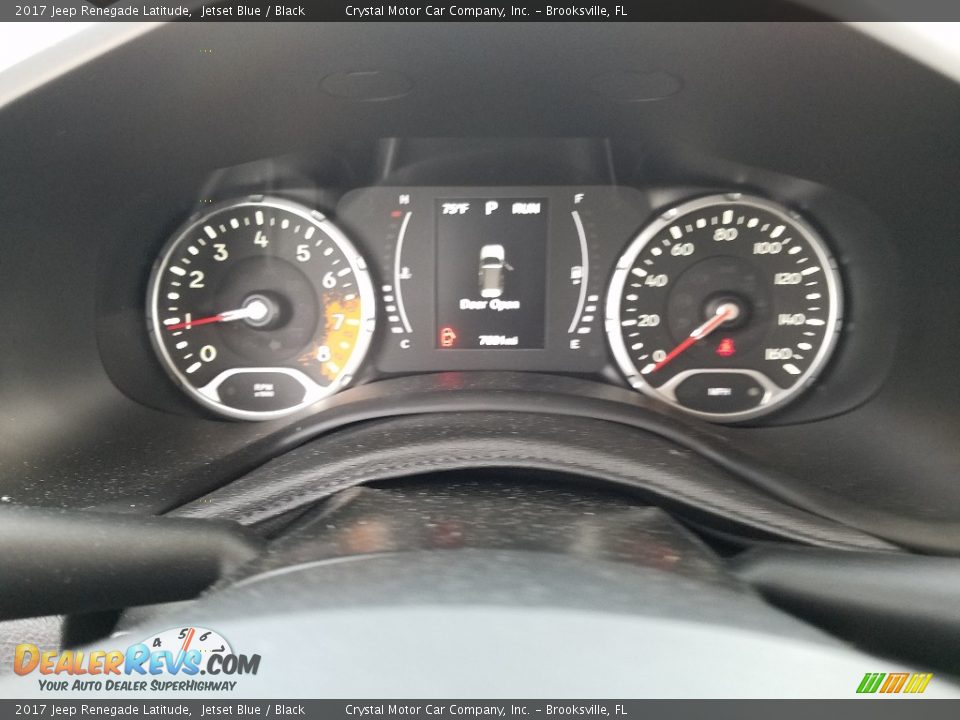 2017 Jeep Renegade Latitude Jetset Blue / Black Photo #14