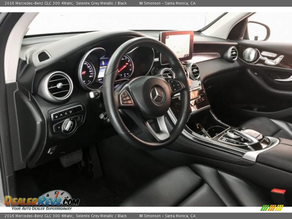 2016 Mercedes-Benz GLC 300 4Matic Selenite Grey Metallic / Black Photo #23