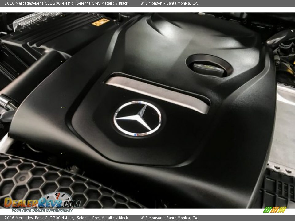 2016 Mercedes-Benz GLC 300 4Matic Selenite Grey Metallic / Black Photo #32
