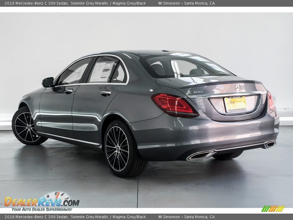 2019 Mercedes-Benz C 300 Sedan Selenite Grey Metallic / Magma Grey/Black Photo #2