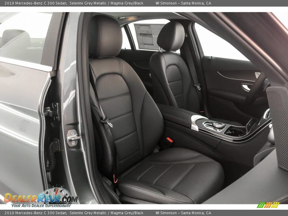 2019 Mercedes-Benz C 300 Sedan Selenite Grey Metallic / Magma Grey/Black Photo #5