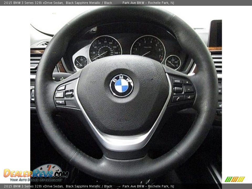 2015 BMW 3 Series 328i xDrive Sedan Black Sapphire Metallic / Black Photo #23