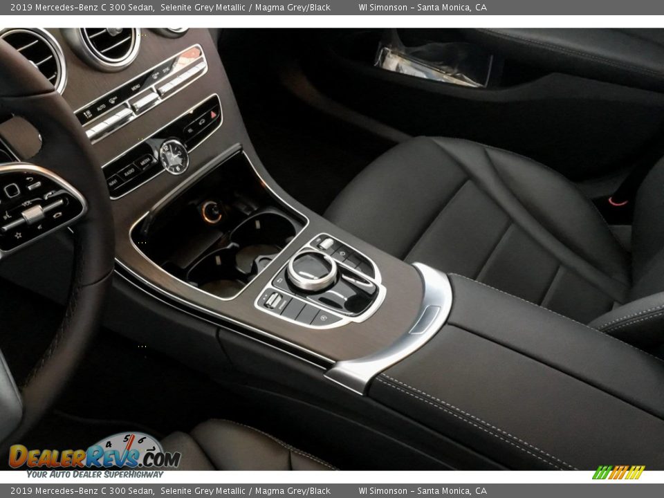 2019 Mercedes-Benz C 300 Sedan Selenite Grey Metallic / Magma Grey/Black Photo #7