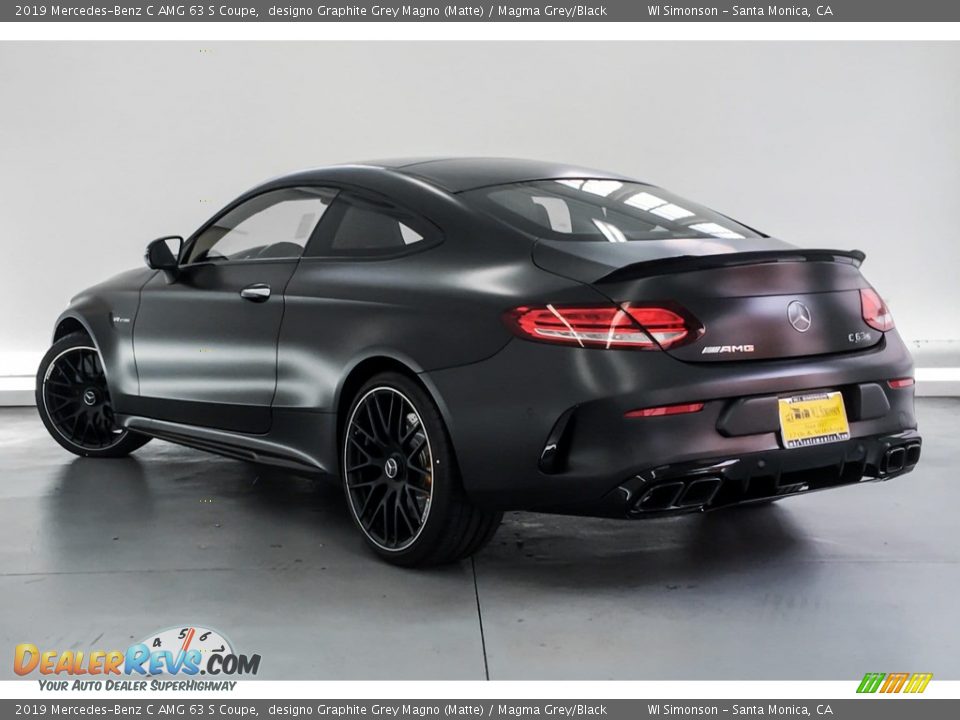2019 Mercedes-Benz C AMG 63 S Coupe designo Graphite Grey Magno (Matte) / Magma Grey/Black Photo #2