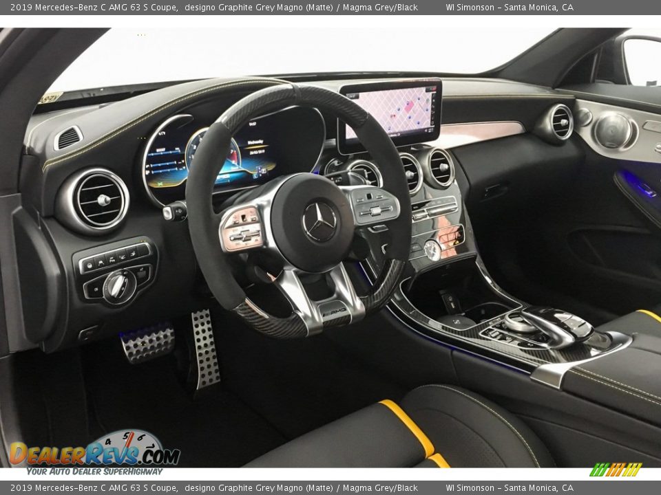2019 Mercedes-Benz C AMG 63 S Coupe designo Graphite Grey Magno (Matte) / Magma Grey/Black Photo #4